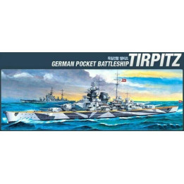 Model Kit loď 14219 - BATTLESHIP TIRPITZ (STATIC) (1:800)