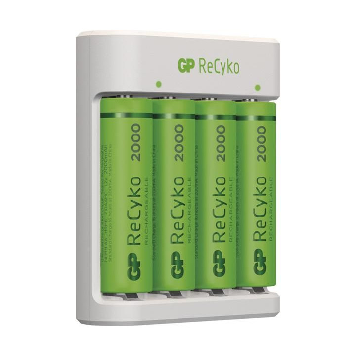 GP USB nabíječ Eco E411 + 4AA GP ReCyko 2100
