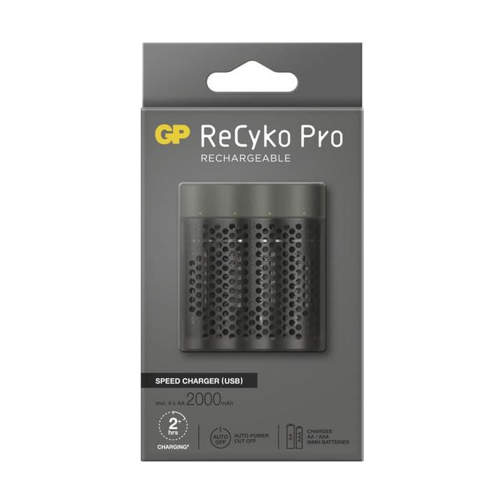 GP USB nabíječ Speed E451 + 4AA GP ReCyko Pro 2000