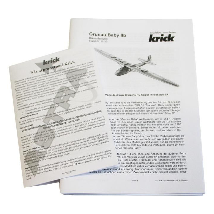Krick Grunau Baby 1:4 kit