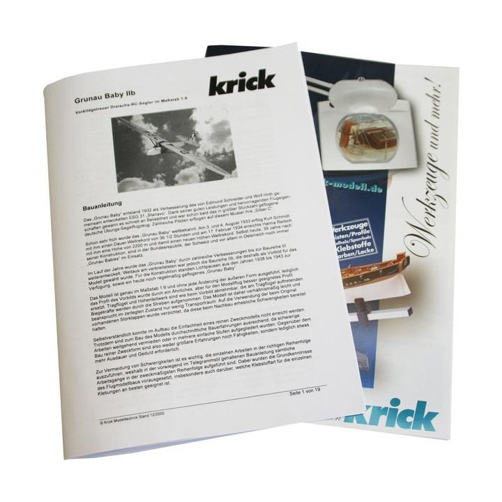 Krick Grunau Baby 1:6 Kit