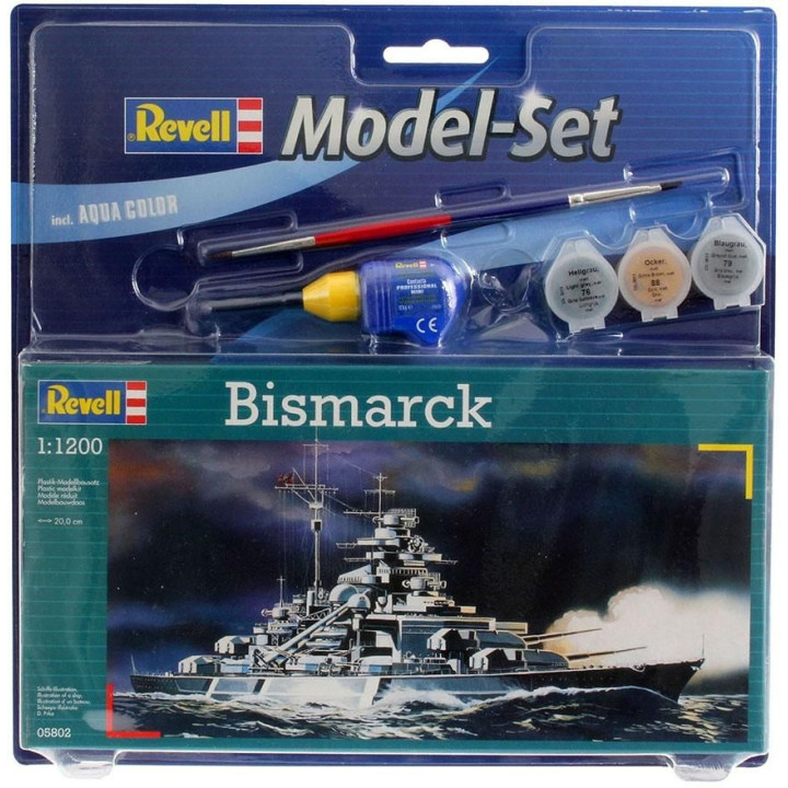 ModelSet loď 65802 - Bismarck (1:1200)