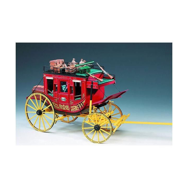 AMATI Poštovní kočár Wells Fargo 1:10 kit