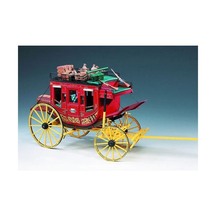 AMATI Poštovní kočár Wells Fargo 1:10 kit