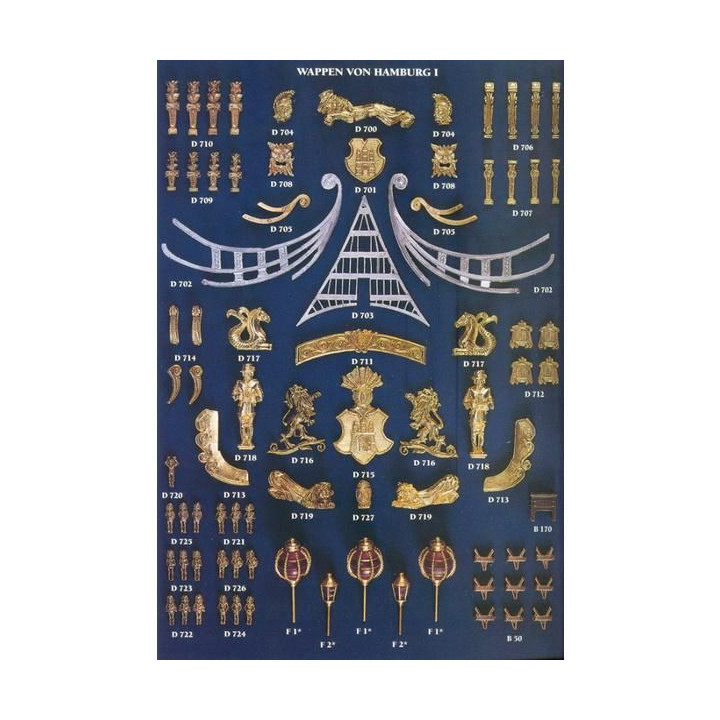 COREL Sada odlévaných dílů Wappen von Hamburg