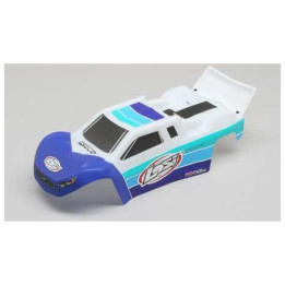 Losi karosérie modrá/bílá: Mini-T 2.0 BL