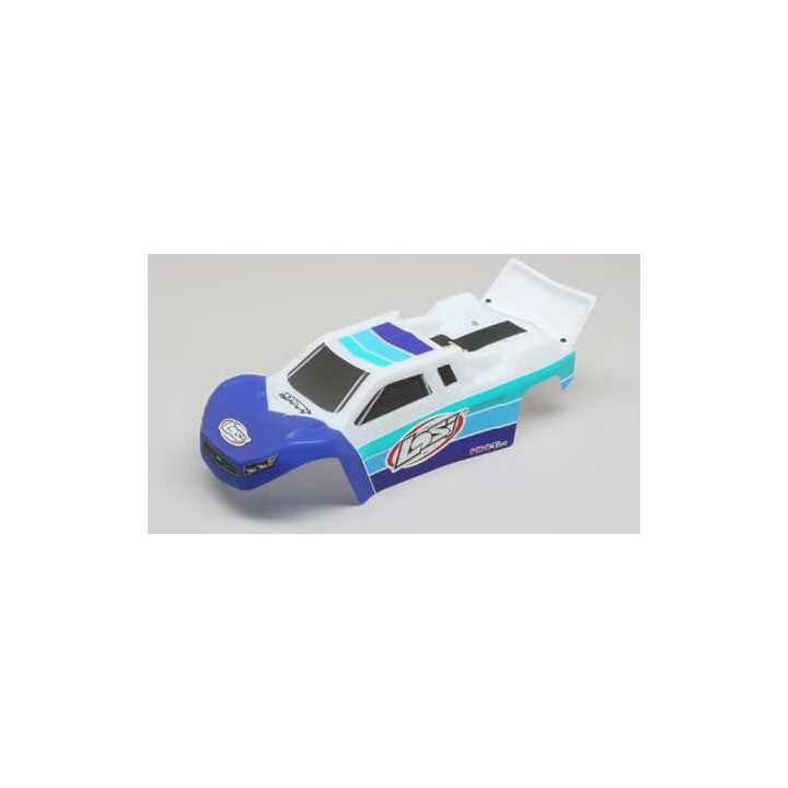Losi karosérie modrá/bílá: Mini-T 2.0 BL