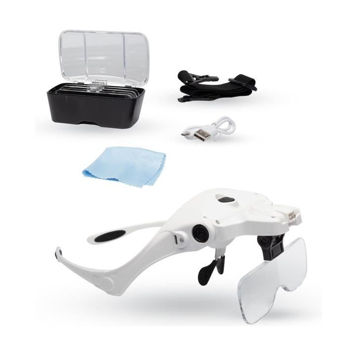 Lightcraft zvětšovací brýle s LED osvětlením (set)