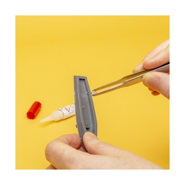 Modelcraft nerezová pinzeta se 100 magnety