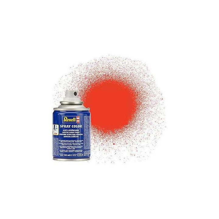Barva Revell ve spreji - 34125: matná světle oranžová (luminous orange mat)