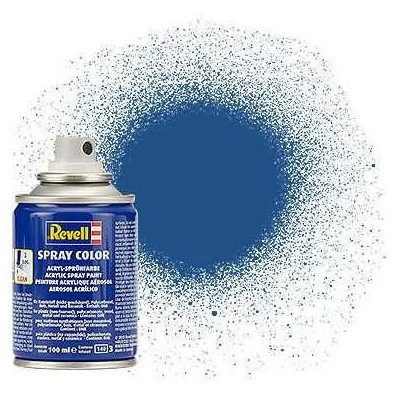 Barva Revell ve spreji - 34156: matná modrá (blue mat)