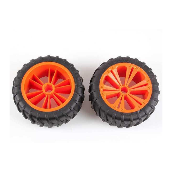 REVELL - REVELLUTIONS (47032) - Set 2x Wheel for Monster, orange