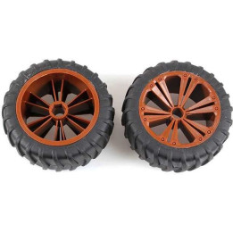 REVELL - REVELLUTIONS (47035) - Set 2x Wheel for Monster, bronze metallic