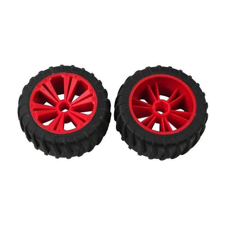 REVELL - REVELLUTIONS (47208) - Set 2x Wheel for Monster, red