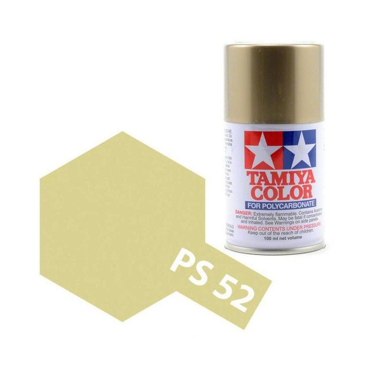 Tamiya Color PS-52 Champagne Gold Polycarbonate Spray 100ml