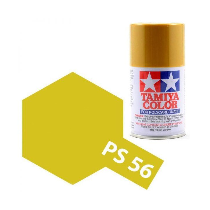 Tamiya Color PS-56 Mustard Yellow Polycarbonate Spray 100ml