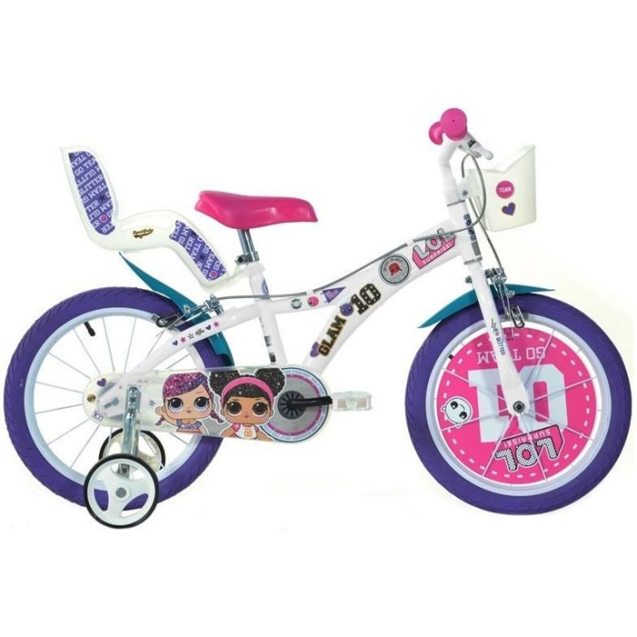 DINO Bikes - Dětské kolo 14" LOL Surprise