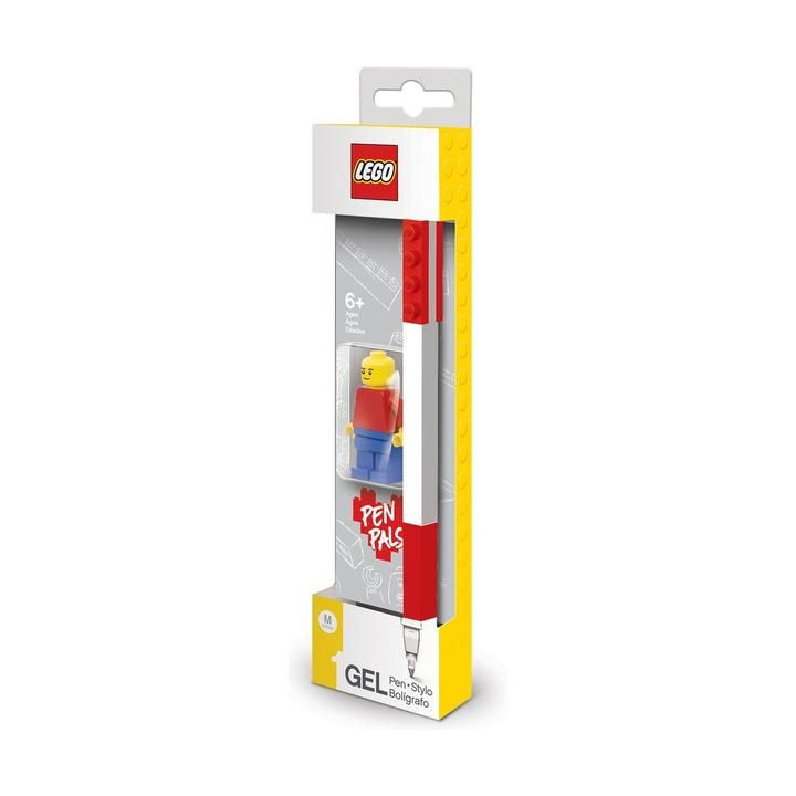 LEGO Gelové pero s minifigurkou červené