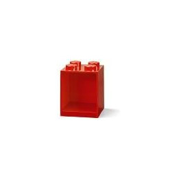 LEGO Brick 4 závěsná police červená