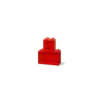 LEGO Brick závěsné police červené, set 2ks