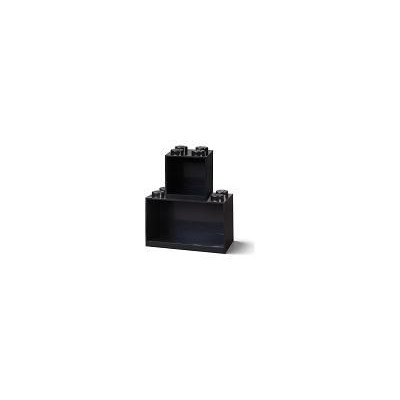 LEGO Brick závěsné police černé, set 2ks