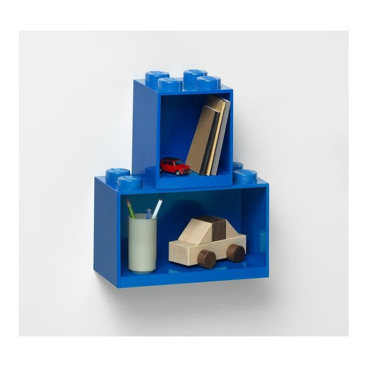 LEGO Brick závěsné police šedé, set 2ks