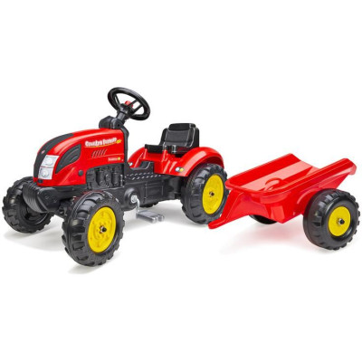 FALK - Šlapací traktor Country Farmer s vlečkou