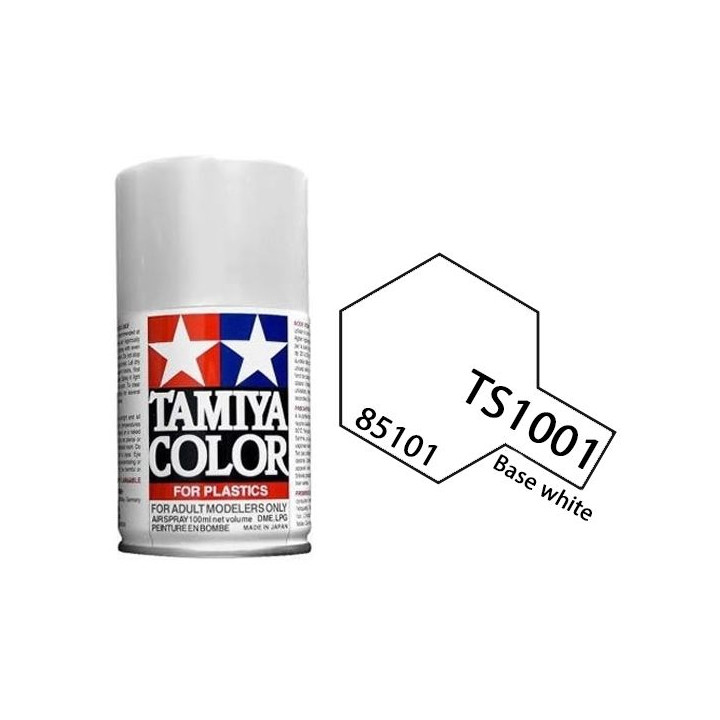 85101 TS 101 Base White Tamiya Color 100ml (Acrylic Spray Paint)