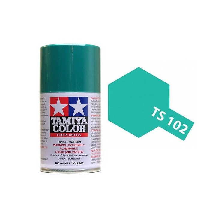 85102 TS 102 Cobalt Green gloss Tamiya Color 100ml (Acrylic Spray Paint)