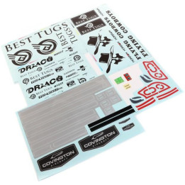 E-flite samolepky: Draco 2.0m