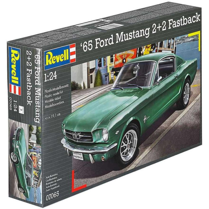Plastic ModelKit auto 07065 - 1965 Ford Mustang 2+2 Fastback (1:25)