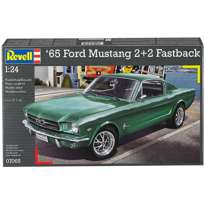 Plastic ModelKit auto 07065 - 1965 Ford Mustang 2+2 Fastback (1:25)