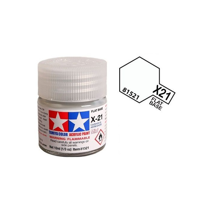 Tamiya Color X-21 Flat base 10ml