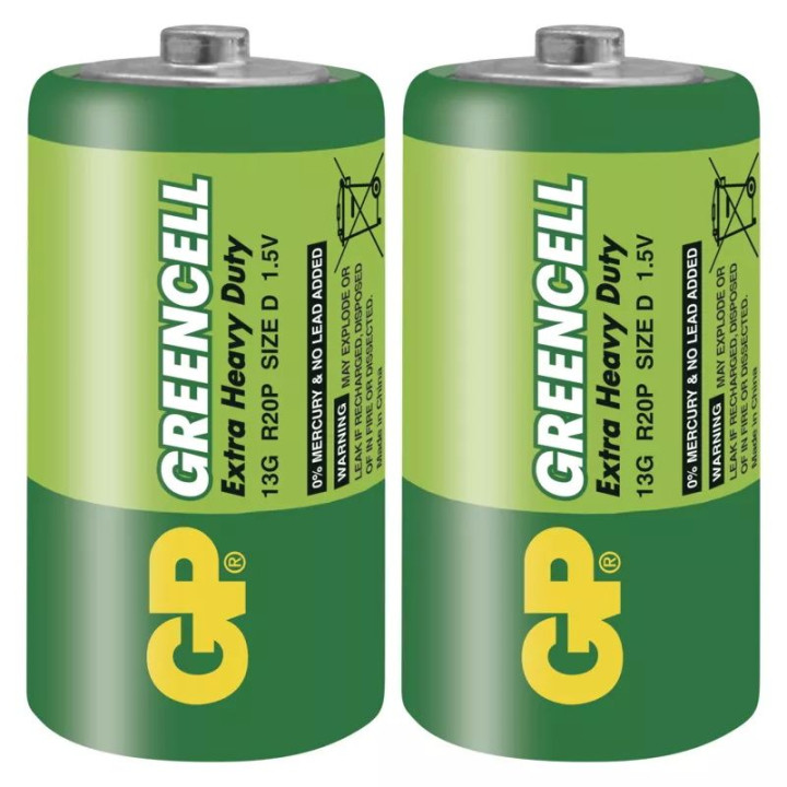 Batéria GP GREENCELL D /2ks