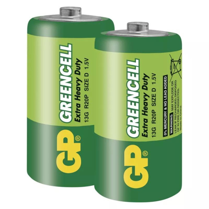 Batéria GP GREENCELL D /2ks