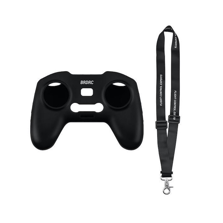 DJI FPV - Silikonová ochrana vysílače + popruh vysílače (Black)