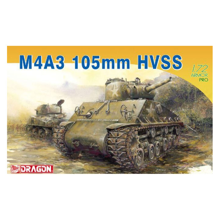 Model Kit tank 7313 - M4A3 105mm HVSS (1:72)
