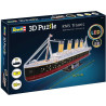 3D Puzzle ke složení - RMS Titanic, počet dílků: 266, délka: 879 mm, šířka: 96 mm, výška: 294 mm.