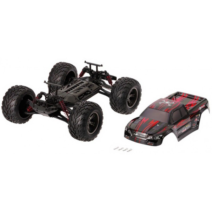 XLH: Monster Truck CHALLENGER 2WD 1:12 2.4GHz RTR - Červený