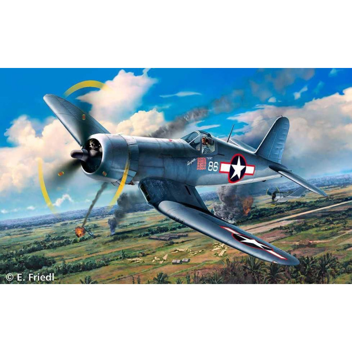 Plastic ModelKit letadlo 03983 - F4U-1A Corsair (1:72)