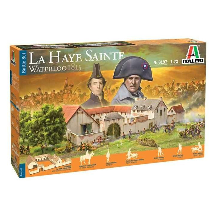 Model Kit diorama 6197 - Waterloo 1815: La Haye Sainte (1:72)