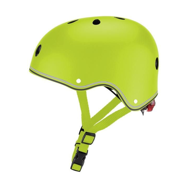Globber - Dětská přilba Junior Primo Lights Lime Green XS/S