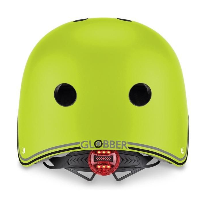 Globber - Dětská přilba Junior Primo Lights Lime Green XS/S