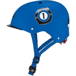 Globber - Dětská přilba Elite Lights Navy Blue Racing XS/S