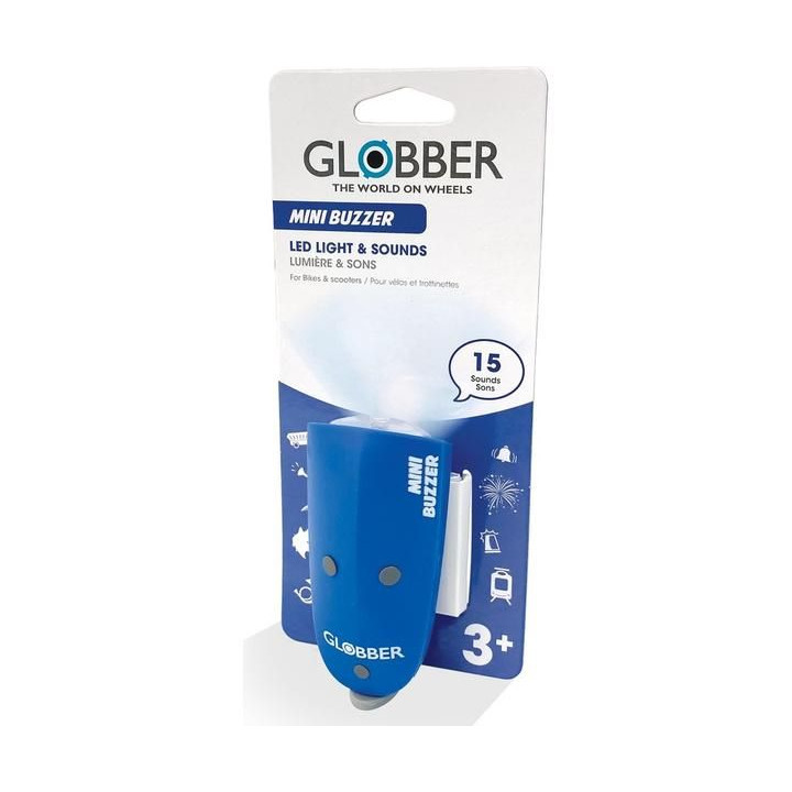 Globber - Mini Buzzer světlo se zvonkem Lime Green