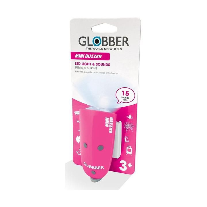 Globber - Mini Buzzer světlo se zvonkem Lime Green
