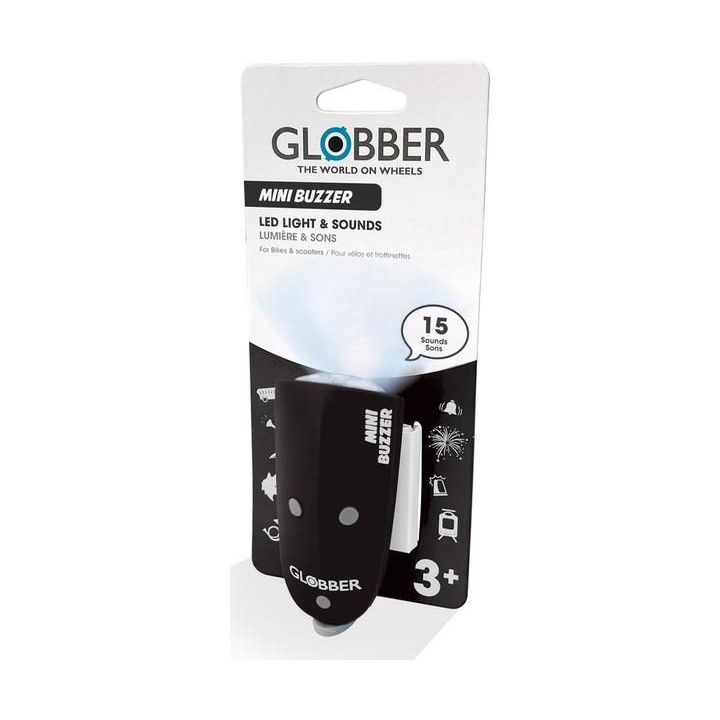 Globber - Mini Buzzer světlo se zvonkem Lime Green