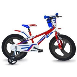 DINO Bikes - Dětské kolo 16" červeno/modro/bílé