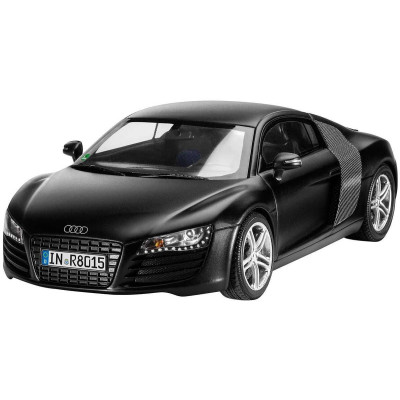Plastic ModelKit auto 07057 - Audi R8 black (1:24)