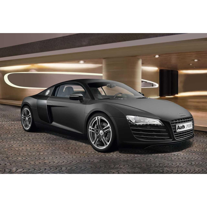 Plastic ModelKit auto 07057 - Audi R8 black (1:24)